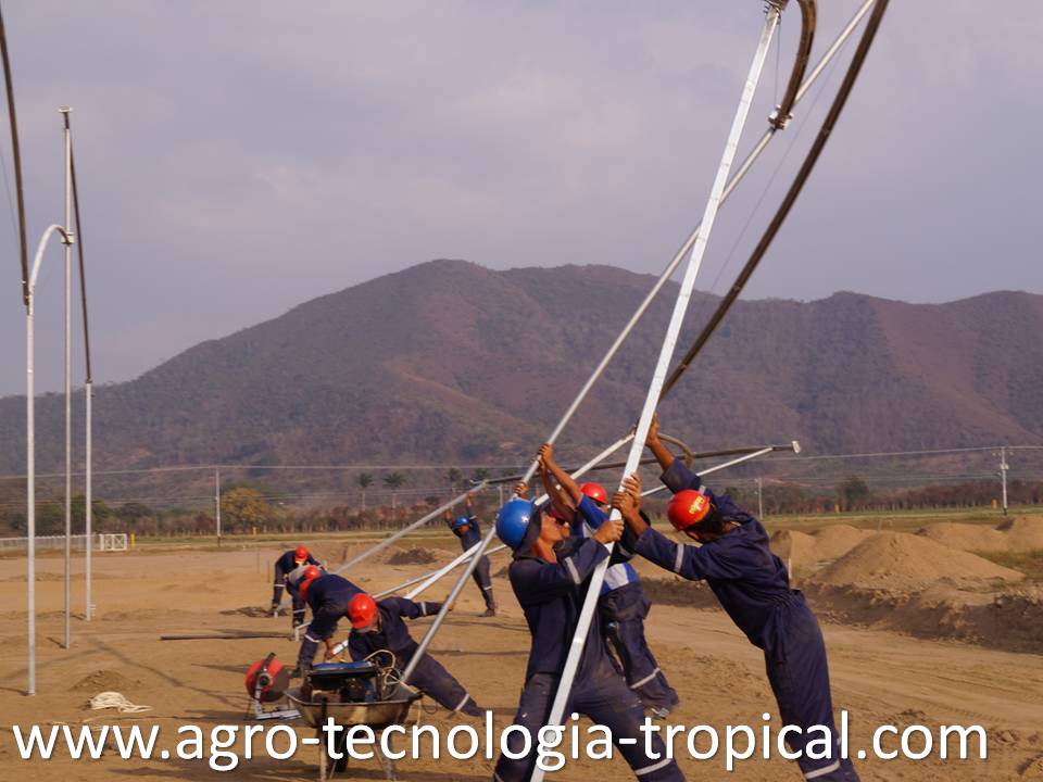 Proceso de construccin de invernaderos con medidas de seguridad industrial